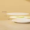 Prato de Jantar Fofo Personalizado, Prato de Sobremesa de Fibra de Bambu Melamina, Prato de Frutas, Embalagem em Caixa Colorida para Presente, Luxo Acessível e Bom Acabamento