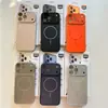 Vidro Corning se Transforma Instantaneamente em uma Capa de Celular Apple 17, Adequada para iPhone, com Janela Grande Magnética Fosca Ag, Capa Rígida de PC de Cobertura Total
