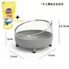 Banheiro para hamster banheira bacia de areia para banho vaso sanitário uso duplo urso dourado areia para banho areia para urina à prova de respingos primeira geração de pelo
