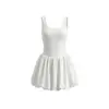 Vestido Deportivo Floral Popular Transfronterizo para Mujer, Conjunto de una Pieza de Secado Rápido Anti-Exposición para Correr al Aire Libre, Fitness y Tenis