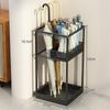 Estante de almacenamiento para paraguas para uso doméstico, Soporte de pared para paraguas, Gancho de cubo para paraguas, Estante de almacenamiento, Soporte para paraguas sin taladro para detrás de la puerta