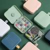 176 Caixa Magnética de Costura Pequena Agulhas de Costura à Mão Linha Costura Ferramenta Resistente Conjunto Doméstico Bolsa Portátil de Costura Cosméticos