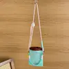Bolsa de Hombro de Malla para Teléfono, Estuche Versátil y Ligero para Teléfono Móvil, Bolso de Hombro Casual, Mini Bolsa de Malla con Cordón, Transfronterizo