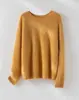 26 Novedades Otoño/Invierno Ropa para Mujer: Suéter de punto holgado de cuello redondo, mezcla de cachemir y lana cepillada suave y esponjoso, como una nube