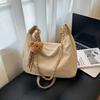 Bolso de Gran Capacidad de Moda Transfronterizo Súper Popular para Mujer 2025 Nuevo Casual Versátil Bolso Dumpling Bolso Tote Elegante Simple