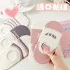 Meias Femininas Curtas Novo Estilo, Meias Femininas Finas de Verão e Primavera Tipo Barco, Meias Baixas Fofas Japonesas, Meias Curtas Brancas com Desenho