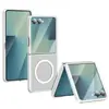 Funda de Teléfono Integrada con Sensación de Piel para Samsung Zflip8 Transfronteriza Zflip7 Magnética Anti-Caídas Zflip6 Funda Protectora de Negocios