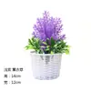 Flores Artificiais de Simulação Decorações Criativas para Mesa de Casa Flores de Plástico Grama Artificial Plantas Verdes Decorações de Interior Mini Decorações Bonsai