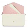 Bolsa de sobre Woc Café Popular al por mayor Conjunto clásico de tres piezas Presbiópico Cuero Genuino Estilo Cadena Bolso de Hombro Único Cruzado para Mujer