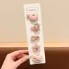 Pinzas para el pelo de niños para bebés y lactantes, pinzas para el pelo totalmente cubiertas de tela, lindas pinzas BB que no dañan el pelo, adecuadas para niñas con pelo fino y pelo de bebé