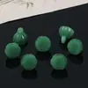 Colgante de Flor de Loto de Jade Sintético Vidrio Hecho a Mano DIY Estilo Antiguo Semilla de Loto Accesorios para el Cabello Colgante Cuenta Suelta Pulsera Accesorios de Joyería Venta al Por Mayor