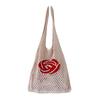 2021 Nuevo Amazon ebay Bolsa de malla tejida hueca japonesa y coreana Bolso de hombro bolso tote retro bolso de moda para mujer