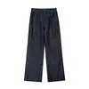 Chegada Nova 03/08 Início do Outono Estilo Old Money Casual Retrô Jeans de Cintura Alta Emagrecedor Perna Reta para Mulheres F1158