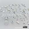 Estilo Individual Blanco (Opcional) Pedrería para Uñas de Forma Irregular con Base Plana, Pedrería de Vidrio, Pedrería de Cristal, Artículo Popular de Celebridad de Internet