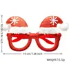 Gafas Navideñas de Fiesta de Venta Cruzada Más Vendidas en Stock de Fábrica, Adornos Decorativos con Forma de Papá Noel, Muñeco de Nieve y Árbol de Navidad
