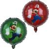 Venta al por mayor de nuevos globos de película de aluminio con forma de princesa Mario Peach, decoración para fiestas de cumpleaños, dibujos animados para vestir