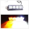 08002 resalte luz lateral de coche 4LED luz estroboscópica 4LED luz de rejilla central alta potencia luz estroboscópica 4LED luz lateral