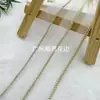 Cadena de Cuentas de Encaje de un Solo Lado Cadena de Malla de Cadena de Cuentas de Cobre Metálico Accesorios para Ropa Bordes de Ropa DIY Decoración de Bolsos