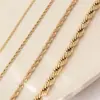 Pulsera de acero inoxidable trenzado HF moda todo partido no se decolora collar de acero de titanio pulsera de verano para mujer al por mayor exquisito