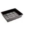Caja de Plántulas Engrosada Maceta Rectangular para Suculentas Bandeja para Esquejes de Hojas Maceta para Plantar Verduras Bandeja para Plántulas de Transporte y Almacenamiento Tipo Universal Cesta