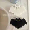 Cepillo de Esponja para Halloween Absorción de Agua Pulpa de Madera Algodón Patrón de Fantasma Limpieza de Cocina Baño Esponja Limpiadora Antimoho Biodegradable