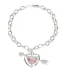 Collar de Corazón de Doble Capa de Moda Estilo Europeo y Americano para Mujer, Cadena Larga de Suéter Hip-Hop Minimalista Empalmada Tendencia Ins