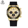 Ochstin Série Legend Relógio Masculino Luminoso à Prova d'Água Relógio Masculino de Quartzo Pulseira de Silicone Relógio de Pulso Fashion Atacado