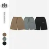 Sanhomme Verão Novo Estilo College Americano Marca Tendência Shorts para Homens e Mulheres Modelagem Solta Calças de Cinco Pontos Calças Esportivas de Comprimento Médio 2155
