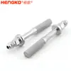 Cabeça de Aeração de Metal Microporoso Tratamento de Esgoto Energia de Hidrogênio Peças de Carro Tubo de Hidrogenação Cabeça de Filtro Filtro Respirável