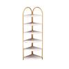 Estantería de Piso Estante de Almacenamiento Hogar Sala de Estar Dormitorio Armario de Pared Estilo Nórdico ins Estante de Almacenamiento Simple de Múltiples Capas