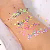 Accesorios para Uñas Lentejuelas Redondas Fluorescentes Lentejuelas de Novia Tamaños Mixtos Escamas Mate Kit de Herramientas para Uñas Portátiles Manicura