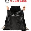 Bolsas de Basura de Tamaño Grande Comerciales, Extra Grandes, Engrosadas, Bolsas de Plástico Desechables Negras Extra Grandes para Propiedades Hoteleras
