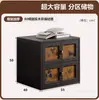 Módulo de Gabinete de Madera Maciza Antiguo con Aroma a Nube de Gasa Combinación de Gabinetes Sala de Estar Retro Gabinete Carmen Nuevo Estilo Chino Gabinete de TV Mesita de Noche