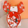 Decoraciones navideñas 2024 traje festivo adulto niños regalo de Navidad sombrero diadema transfronterizo fábrica venta al por mayor