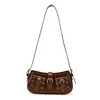 Bolso bandolera retro de moda para mujer, nuevo bolso de verano 2026 de nicho de alto valor con tachuelas y hebilla de cinturón, bolso de hombro