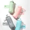 Taza de Agua Plegable de Silicona Puntos Taza Portátil Tetera para Deportes al Aire Libre Viajes Taza Telescópica Botella de Agua Plegable Creativa