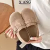 Sapatos Birkenstock de couro legítimo, cobertura total, sola grossa, para mulheres, sapatos Mary Jane estilo vintage, bico redondo, mocassins casuais femininos
