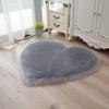 Alfombra en Forma de Corazón Dormitorio 2025 Nueva Sala de Estar Junto a la Cama Habitación Ventana Mirador Hotel Felpudo Cómodo y Suave