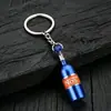 Llavero de coche modificado, llavero de tanque de nitrógeno NOS de coche modificado, llavero decorativo de tanque de gas NOS