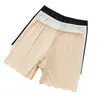 Shorts de Segurança Sem Costura de Seda Gelada para Prevenir Exposição para Mulheres, Adequado para o Verão, Pode Ser Usado como Roupa Íntima, Shorts de Segurança Finos de Três Quartos, e Também Pode Ser Usado como Roupa Externa