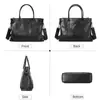 Bolso de Mano de Cuero Genuino de Moda para Hombres, Bolso de Hombro de Gran Capacidad Estilo Coreano Moderno, Bolso Cruzado Simple para Viajes Diarios de Piel de Vaca de Primera Capa para Mujeres