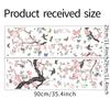 Novo FX-C339 Fresh Branch Bird Butterfly Quarto Sala de Estar Entrada Home Wall Decoração Adesivo de Parede Autoadesivo