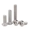 Tornillos Torx de Cabeza Redonda de Acero Inoxidable 304 con Pasador, Tornillos Pequeños Antirrobo M2-M10 Al por Mayor