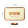 Nuevo ins Mantel individual de oso lindo estilo coreano, tapete de aislamiento térmico, mantel de mesa para niños, mantel individual, tapete para plato, tapete impermeable antiquemaduras, venta al por mayor