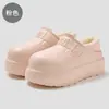 Pantuflas de Algodón Impermeables para Mujer para Interior Hogar Doméstico Resistentes a las Manchas y Antifouling Felpa Hechas a Mano al por Mayor Bolsa Cálida y Pantuflas de Algodón para Mujer