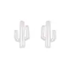 Nuevos aretes de cactus huecos tropicales frescos lindos de moda estilo coreano para niñas al por mayor