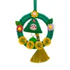 Bolsita del Festival del Bote del Dragón, Colgante Pequeño, Corona Tejida Hecha a Mano, Materiales para Bolsita DIY, Adorno Portátil para Coche, Regalo