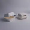 Caixa de embalagem descartável biodegradável caixa de polpa Caixa de Almoço fast food caixa de hambúrguer americano com tampa caixa bento para almoço caixa com trava