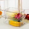 Caja de Comida para Restaurante Exhibidor de Comida Caja de Conservación de Alta Transparencia Caja de Almacenamiento para Refrigerador Caja de Almacenamiento de Plástico Acrílico con Tapa