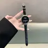 Correa de Reloj Adecuada para Xiaomi Applewatchs10 Huawei Gt456 Patrón de Cuero de Bambú 18mm20 Pulsera para Mujeres